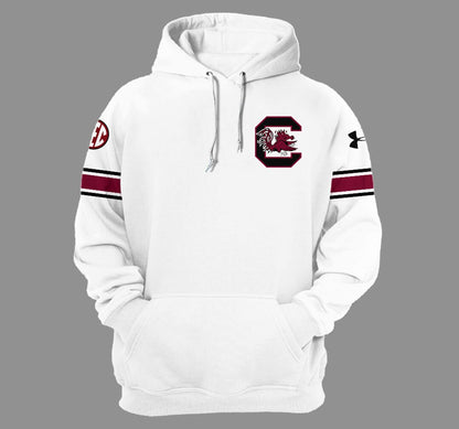 Limited Edition Gamecocks White Hoodie-PU072424500