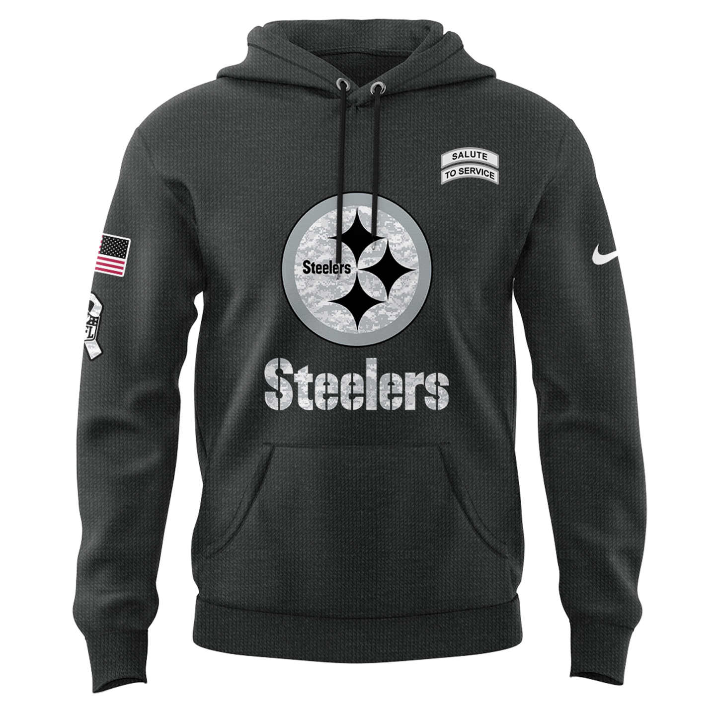Pittsburgh Steelers Salute To Service Hoodie-PU1111241000