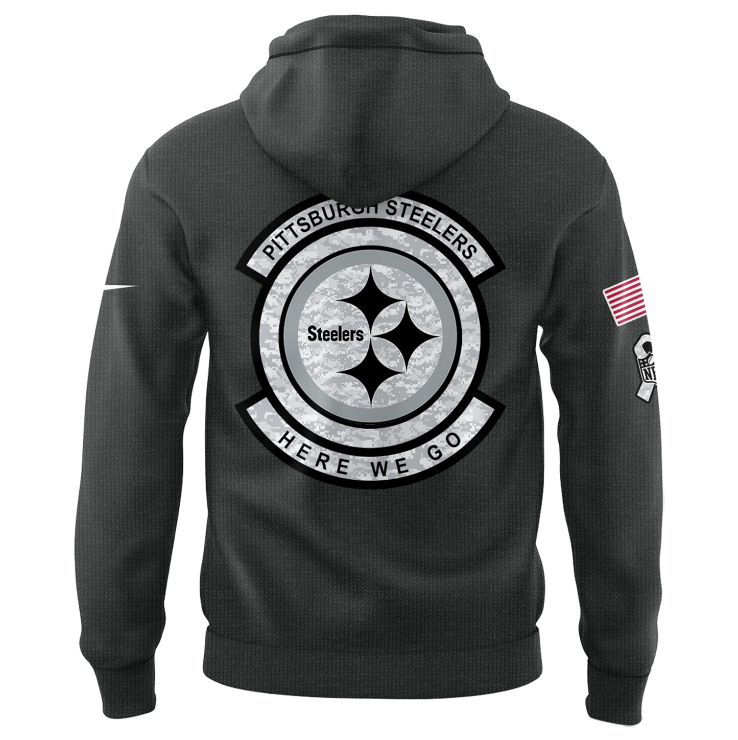 Pittsburgh Steelers Salute To Service Hoodie-PU1111241000