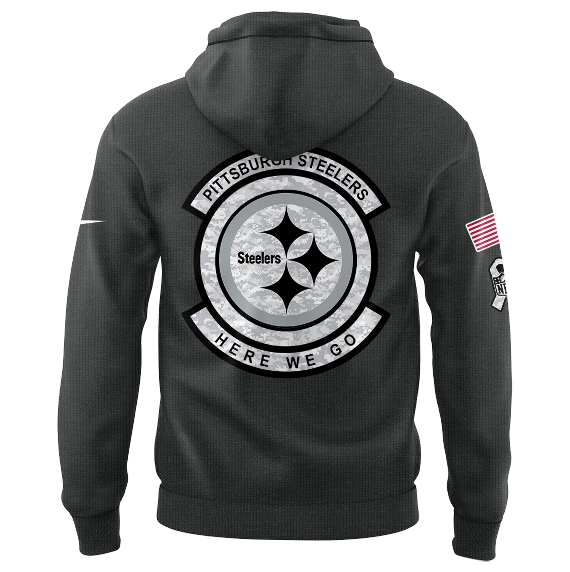 Pittsburgh Steelers Salute To Service Hoodie-PU1111241000
