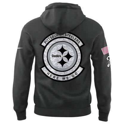 Pittsburgh Steelers Salute To Service Hoodie-PU1111241000