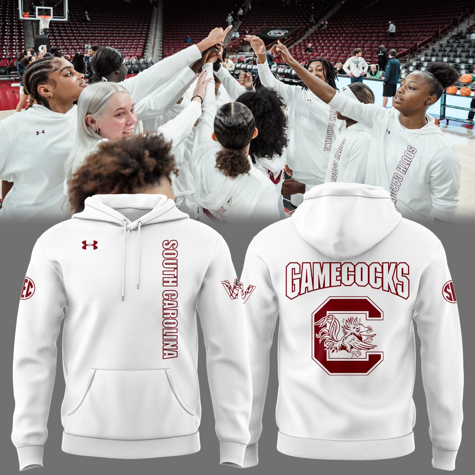 SC Women's Basketball Limited Edition Hoodie-PU1220242301