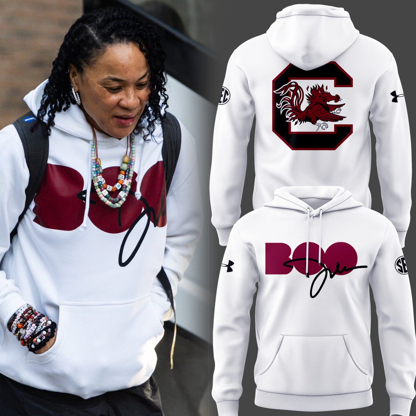 Limited Edition Dawn Staley BOO Hoodie-PU26021640