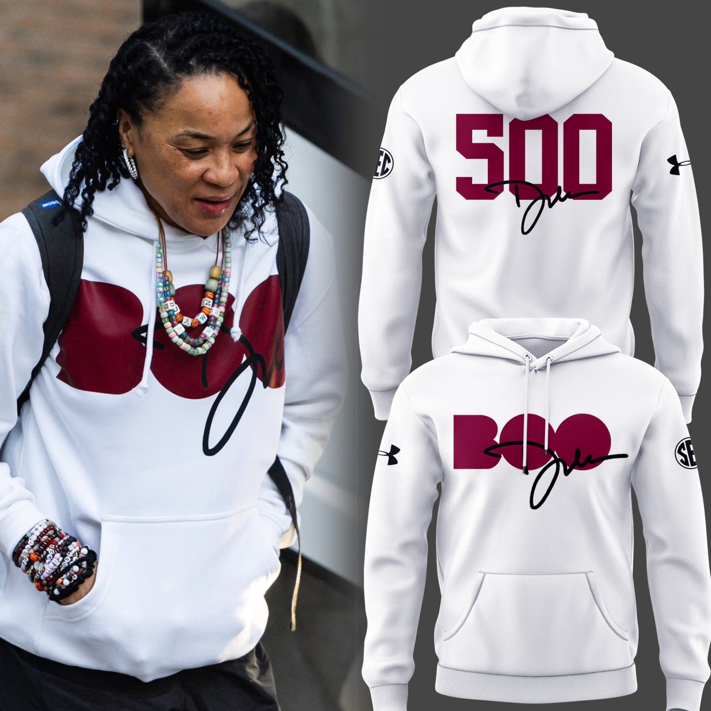 Limited Edition Dawn Staley BOO Hoodie-PU26021641