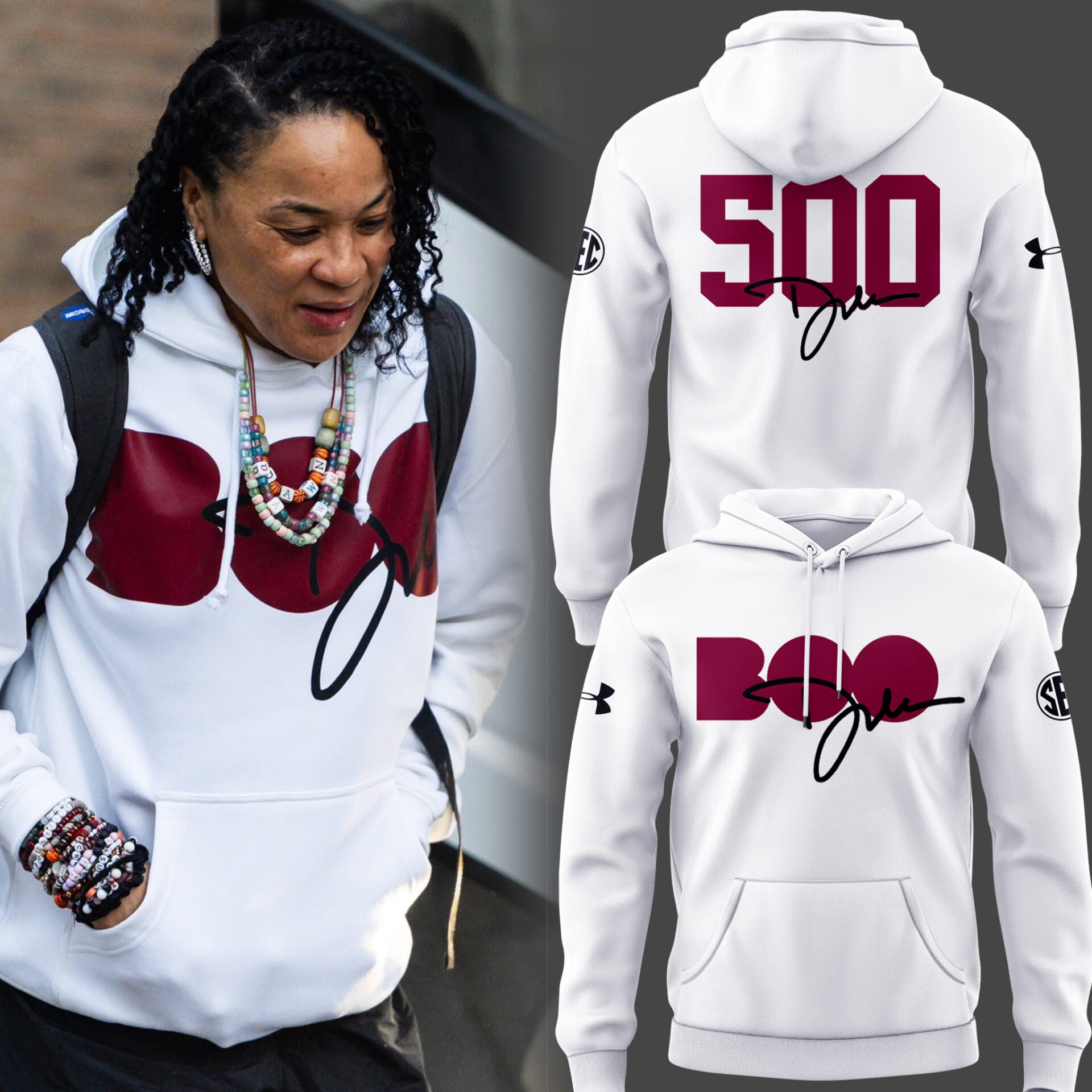Limited Edition Dawn Staley BOO Hoodie-PU26021641