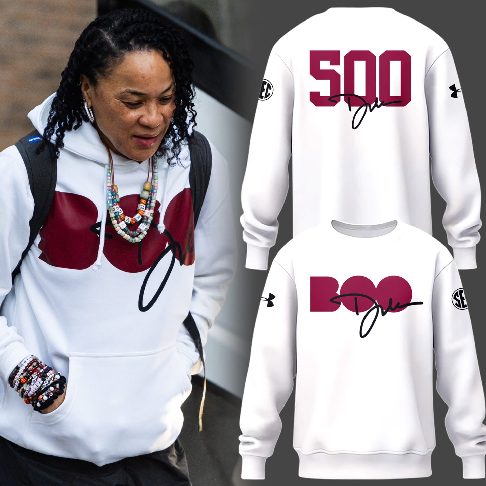 Limited Edition Dawn Staley BOO Sweatshirt-PU26021703
