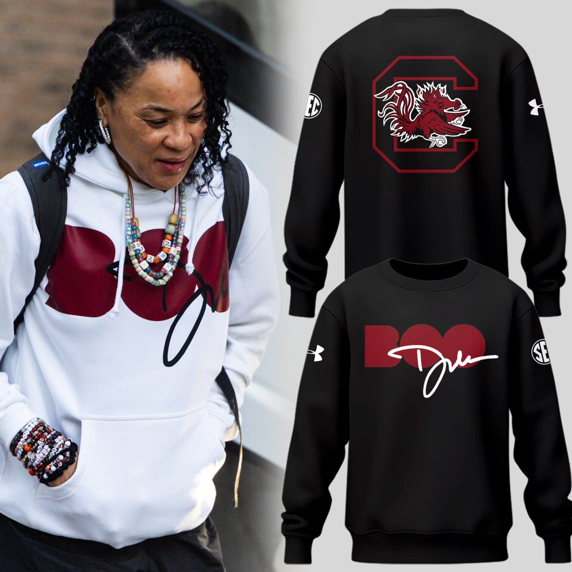 Limited Edition Dawn Staley BOO Sweatshirt-PU26021808
