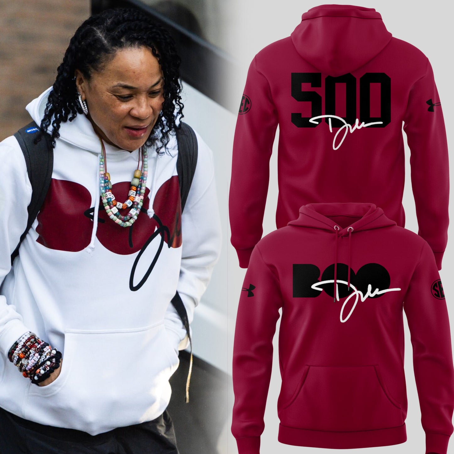 Limited Edition Dawn Staley BOO Hoodie-PU26021716