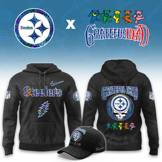 __Pittsburgh Steelers Grateful Dead Limited Hoodie
