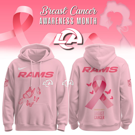 Rams Breast Cancer Awareness Edition Hoodie