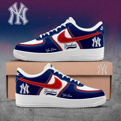 2025 Premium New York Yankees World Series Shoe - New York Yankees Custom Name For Fans Shoes