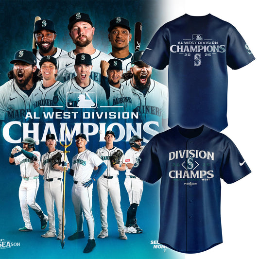 Seattle Mariners 2025 AL West Division Champions Limited Jersey