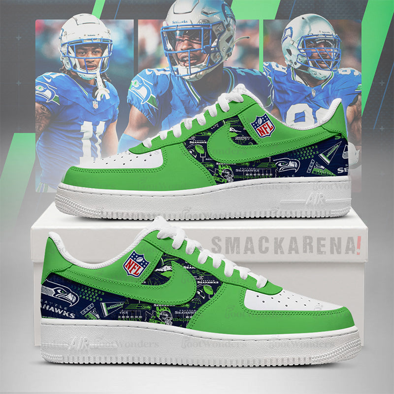 Seahawks AF1 Shoes - 2026 Limited Edition