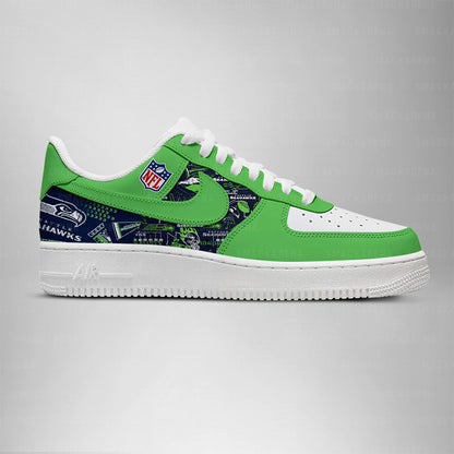Seahawks AF1 Shoes - 2026 Limited Edition