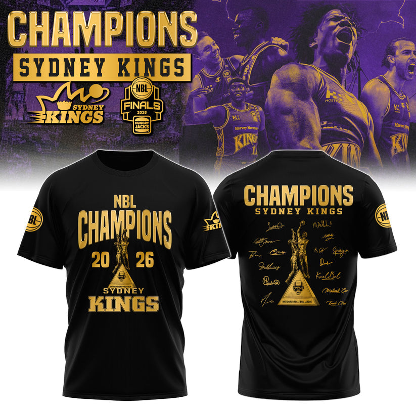 Sydney Kings 2026 NBL Championship Shirt Purple