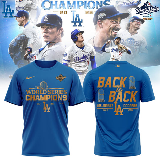 LA Dodgers – 2025 World Series Champions Limited Edition Combo T-Shirt