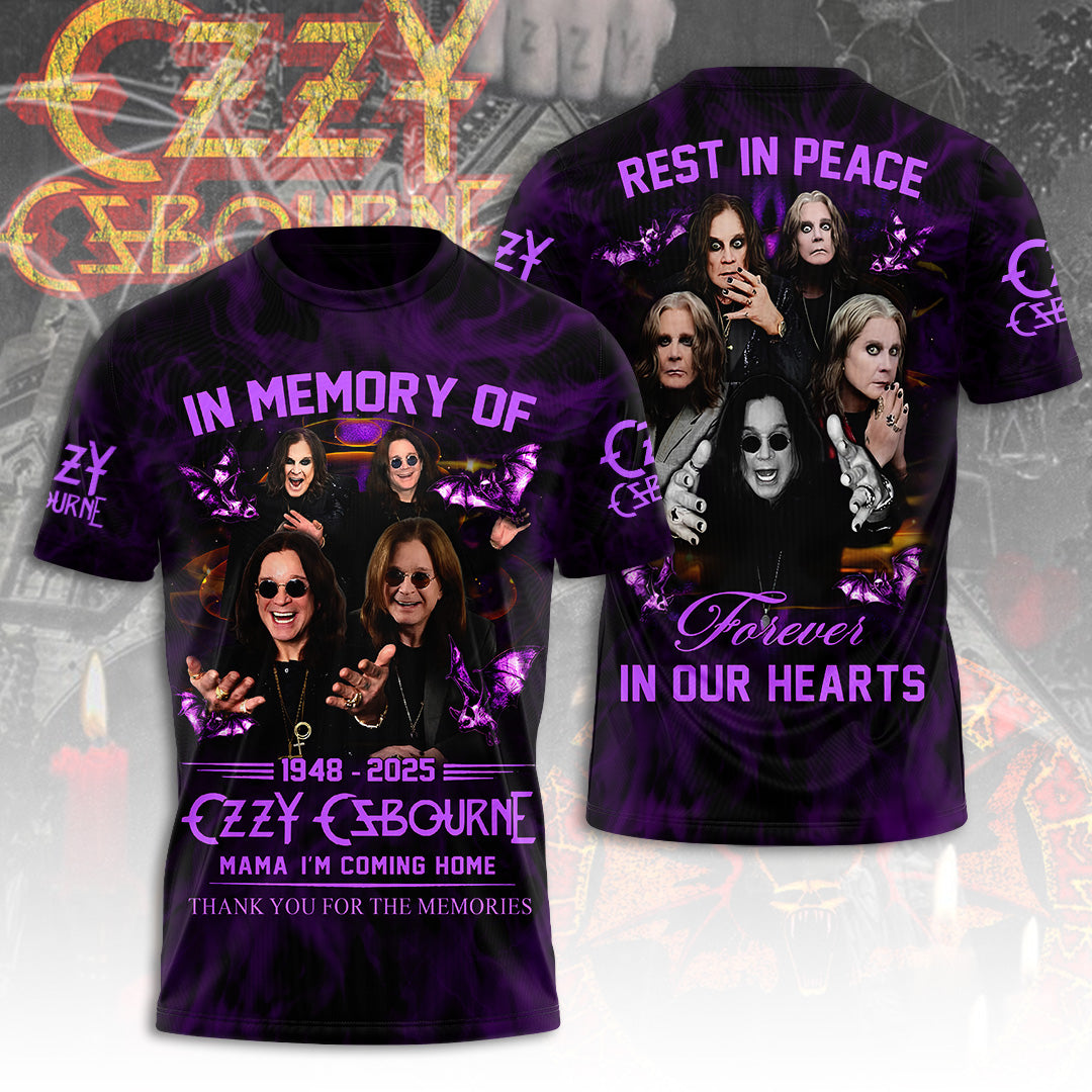 Ozzy Osbourne 3D T-Shirt - Thank You For The Memories