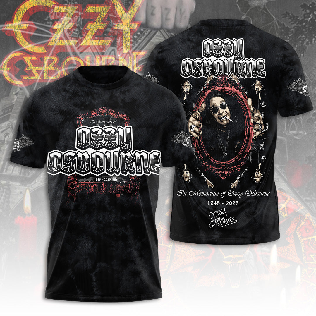 Ozzy Osbourne 3D T-Shirt - Thank You For The Memories