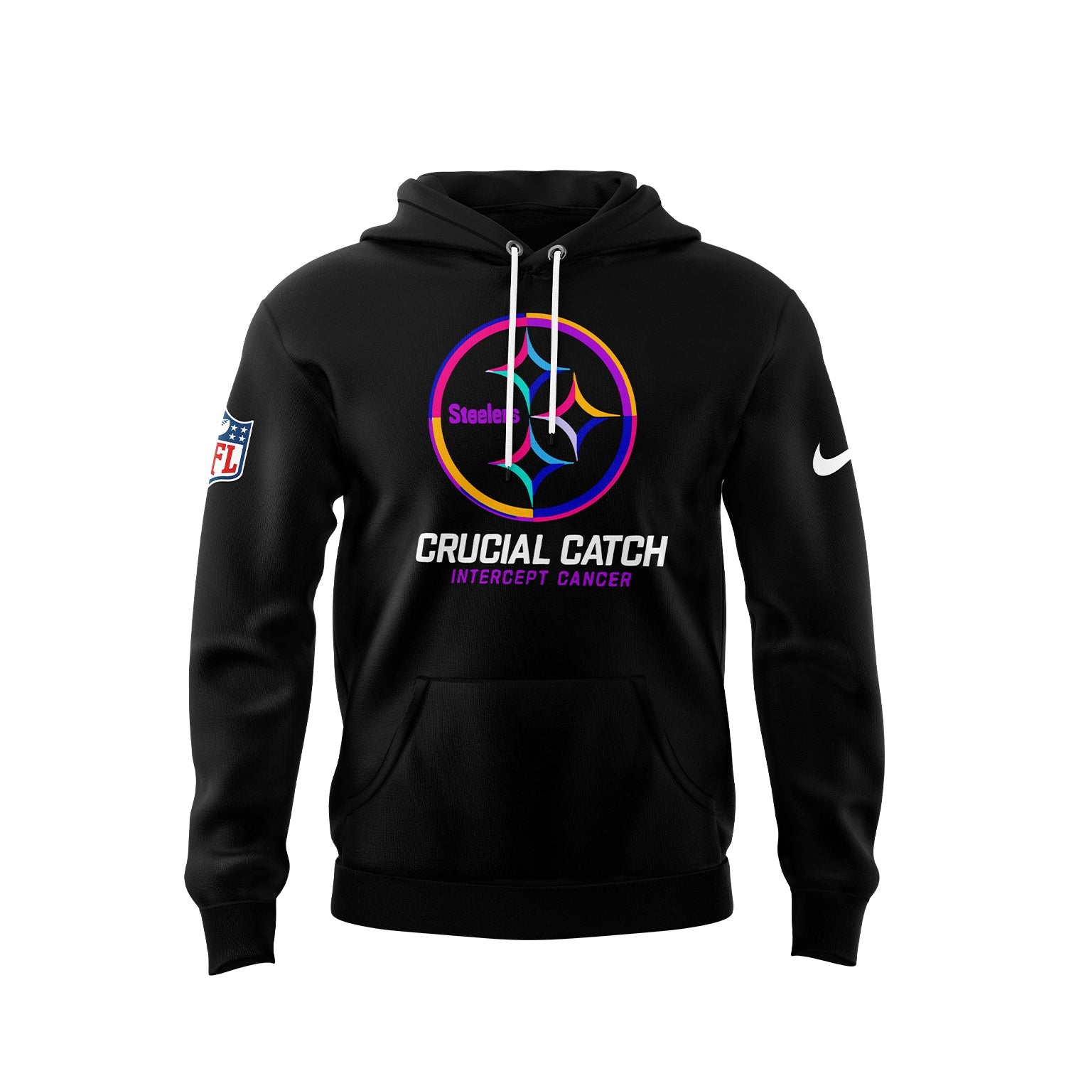 Pittsburgh Steelers Breast Cancer Hoodie-TS2810242014