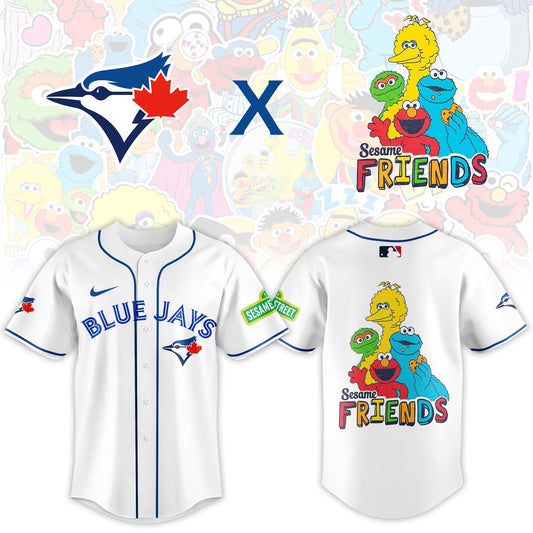 .Toronto Blue Jays 2025 Sesame Street Night Limited Jersey