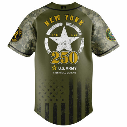 New York Yankees MLB x 250 U.S. ARMY Jersey