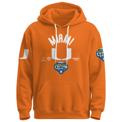 Miami Hurricanes Football Cotton Bowl Champions 2025 Combo Hoodie
