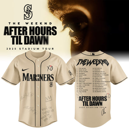 Seattle Mariners x The Weeknd After Hours Til Dawn Jersey Limited Edition