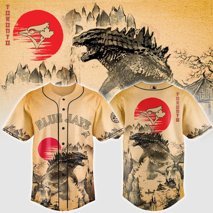 TBJ x Gojira Baseball Jersey 2025 Limited Edition