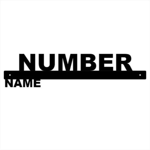 Horizontal Street Number & Name Metal Sign Outdoor, Custom Name Sign, House Number Plaque, Metal Address Sign, Beach House Signs