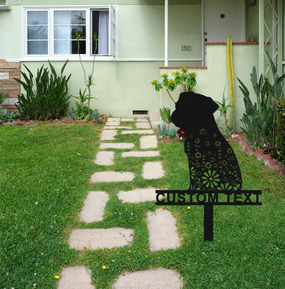 Custom Pug Memorial Stake Sign,Pet Grave Markers Sign, Metal Sign With Stake,Pet Loss Gift,Sympathy Sign, Remembrance Stake