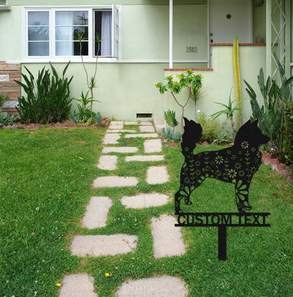 Custom Husky Memorial Stake Sign,Pet Grave Markers Sign, Metal Sign With Stake,Pet Loss Gift,Sympathy Sign, Remembrance Stake