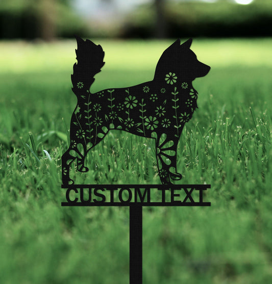 Custom Husky Memorial Stake Sign,Pet Grave Markers Sign, Metal Sign With Stake,Pet Loss Gift,Sympathy Sign, Remembrance Stake
