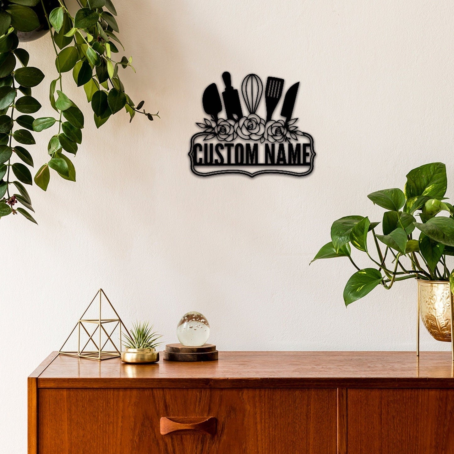 Personalized Kitchen Sign name,Kitchen Wall Art,Custom Kitchen Wall Decor,Home decor,Gift for Mom,Family Name Sign