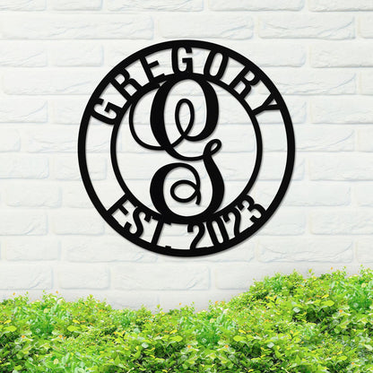 Metal Name Sign, Custom Metal Sign, Metal Name Sign, Custom Name Sign, Family Name Sign, Metal Family Sign, Personalized Sign, Home Decor