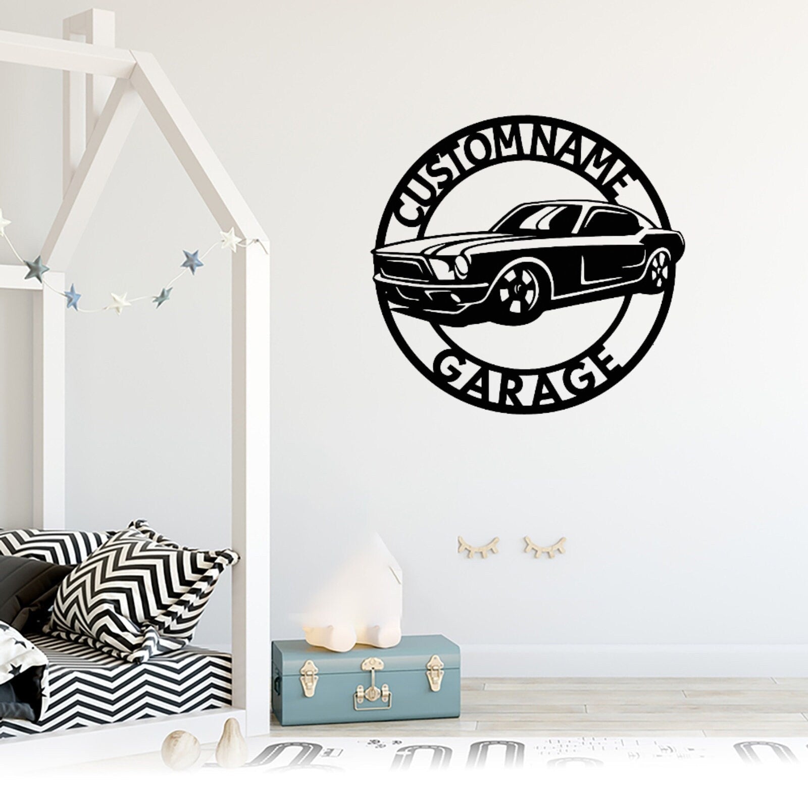 Custom Garage Metal Sign,Car Sign,Work Shop Decor,Garage Decor,Personalized Garage Sign,Man Cave,Mechanic Gifts,Car Name Sign,Gift for Dad