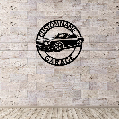 Custom Garage Metal Sign,Car Sign,Work Shop Decor,Garage Decor,Personalized Garage Sign,Man Cave,Mechanic Gifts,Car Name Sign,Gift for Dad