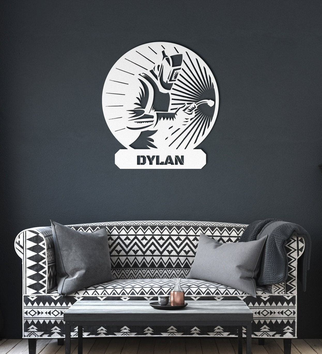 Personalized Metal Welder Sign, Sign For Welder, Custom Gift For Welder, Father's Day Gift, Welder Gift From Wife, Metal Welding Sign