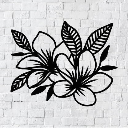 Flowers Metal Sign / Flower Metal Wall Decor / Flower Wall Decor Signs / Home Decor / Flower Wall Decor