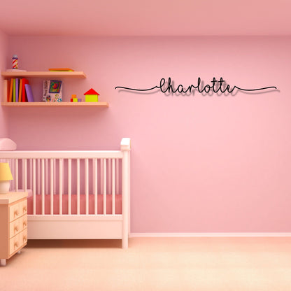 Metal First Name Sign, Kids Metal Name Sign, Wall Hanging Name Sign, Nursery Metal Decor, Name Metal Wall Art, Personalized Name Metal Sign