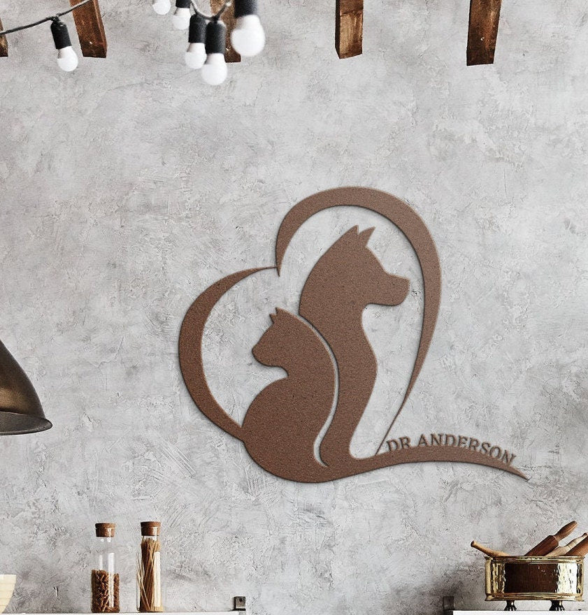 Personalized Veterinary Metal Sign, Veterinary Sign, Veterinary Gift, Veterinarian Gift, Animal Lover Gift, Custom Vet Sign, Gift For Vet