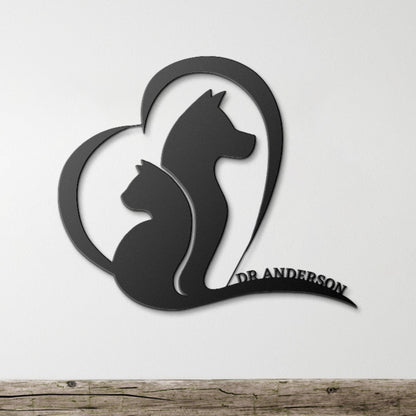 Personalized Veterinary Metal Sign, Veterinary Sign, Veterinary Gift, Veterinarian Gift, Animal Lover Gift, Custom Vet Sign, Gift For Vet