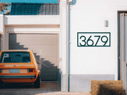 Metal House Number Sign - Address Number Sign - Metal Address Sign - Metal Address Numbers - House Number Plaque, Address Plaque