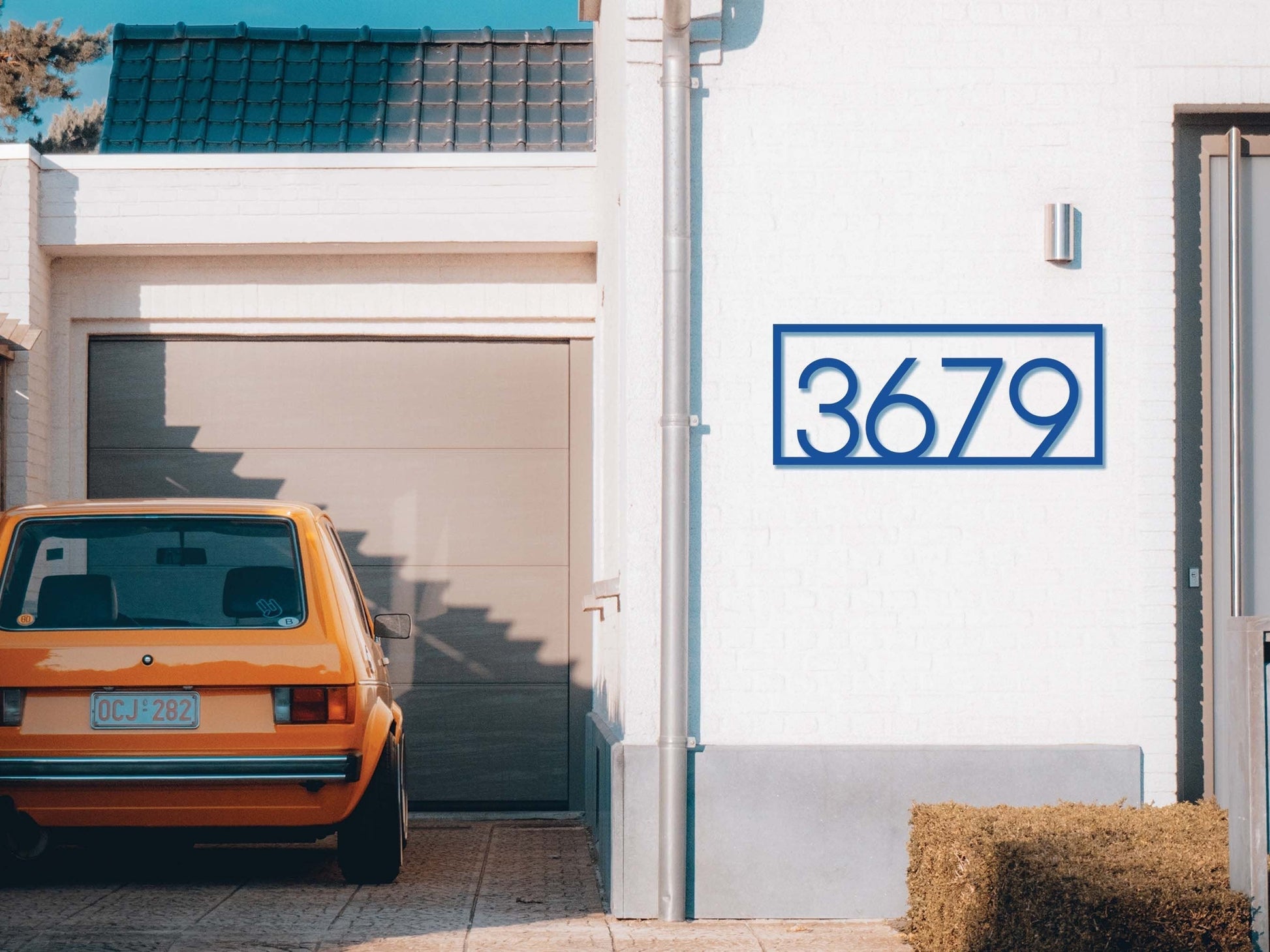 Metal House Number Sign - Address Number Sign - Metal Address Sign - Metal Address Numbers - House Number Plaque, Address Plaque