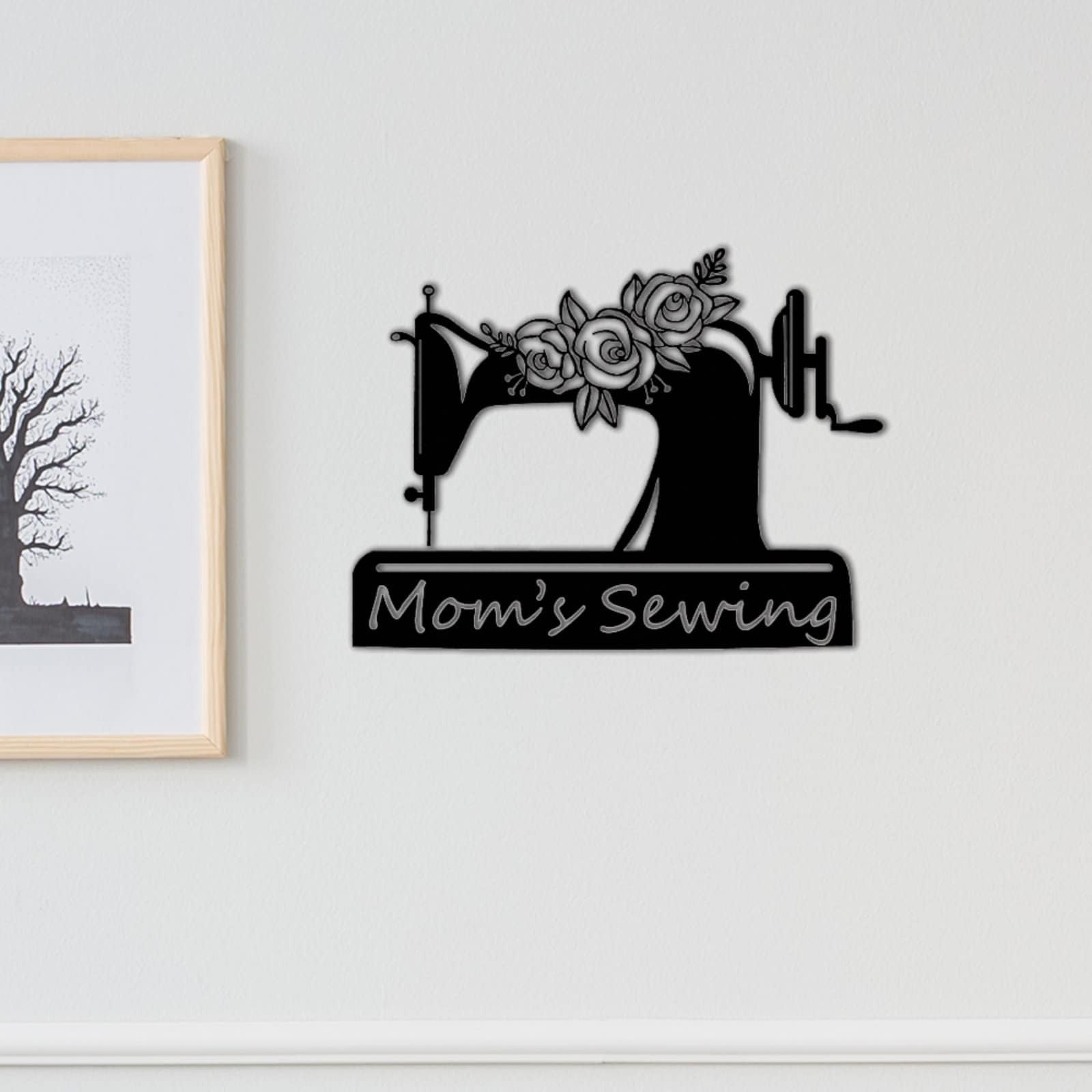 Personalized Quilting Metal Sign, Custom Sewing Sign For Quilting room Decor, gift for grandma, Sewing Machine Sign, Sewing Room Sign