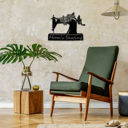 Personalized Quilting Metal Sign, Custom Sewing Sign For Quilting room Decor, gift for grandma, Sewing Machine Sign, Sewing Room Sign