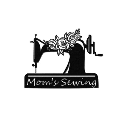 Personalized Quilting Metal Sign, Custom Sewing Sign For Quilting room Decor, gift for grandma, Sewing Machine Sign, Sewing Room Sign