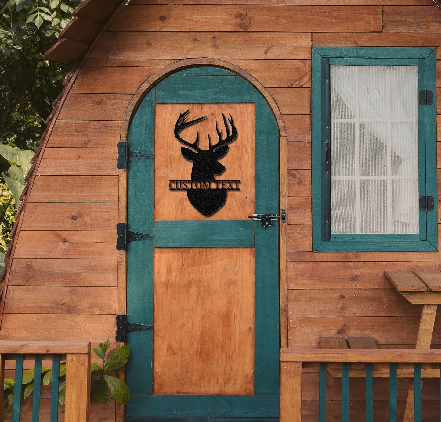 Deer Hunting Metal Sign,Personalized Deer Metal Art,Custom Deer Wall Decor,Deer Hunter Wall Hanging,Gift for Hunter,Deer Monogram