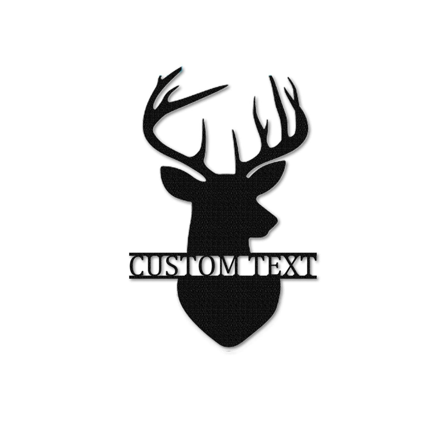 Deer Hunting Metal Sign,Personalized Deer Metal Art,Custom Deer Wall Decor,Deer Hunter Wall Hanging,Gift for Hunter,Deer Monogram