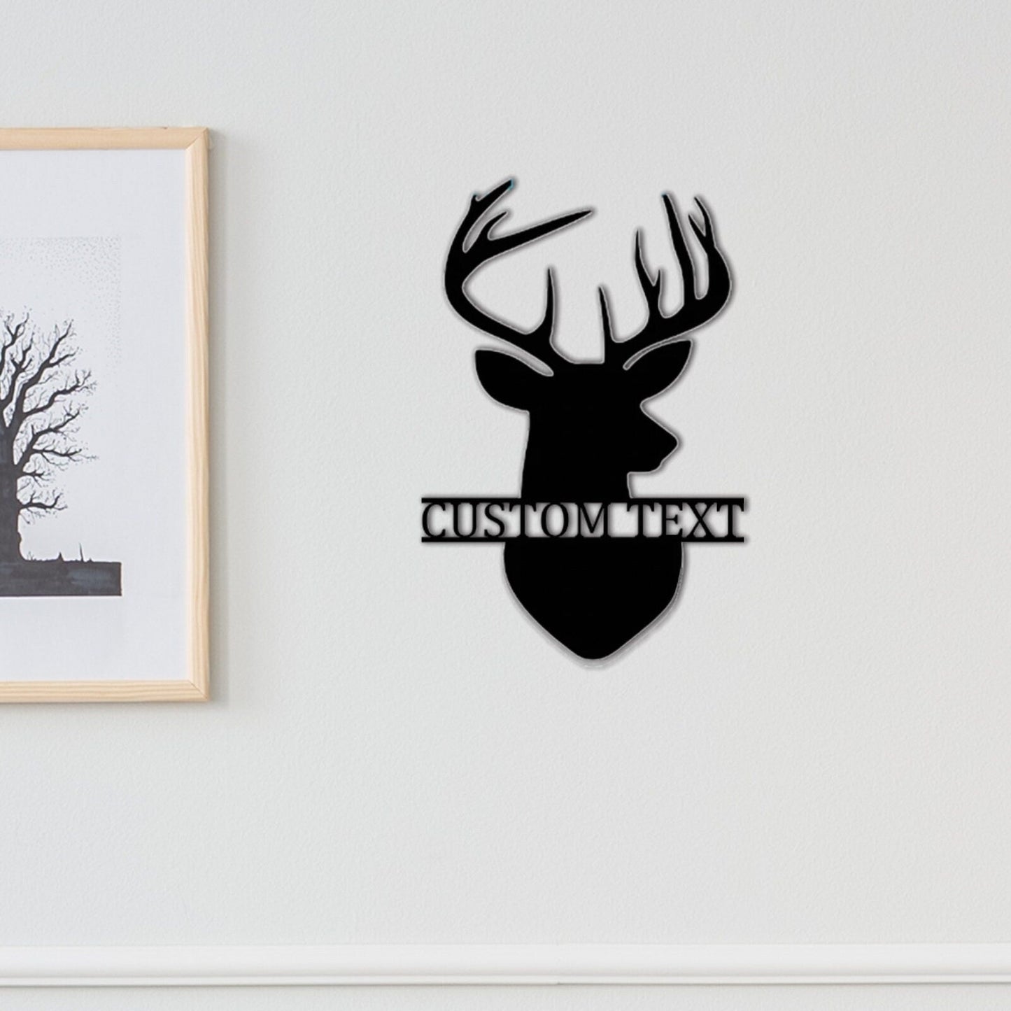 Deer Hunting Metal Sign,Personalized Deer Metal Art,Custom Deer Wall Decor,Deer Hunter Wall Hanging,Gift for Hunter,Deer Monogram