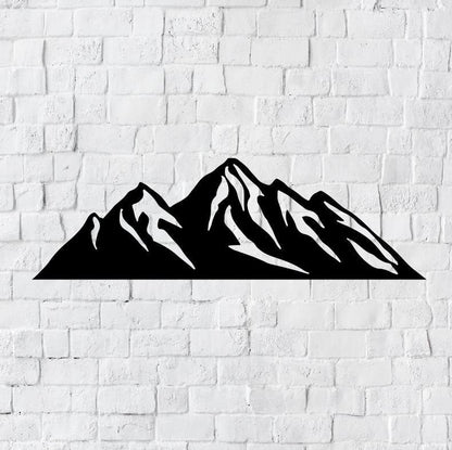 Mountain Metal Home Decor / Mountain Wall Art / Mountain Metal Wall Art / Metal Wall Art / Wall Art / Metal Wall Decor